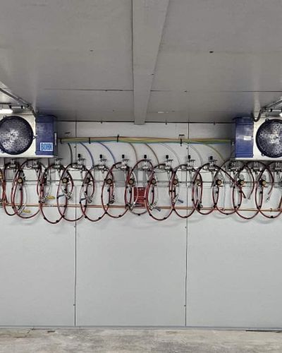 Beer lines installation