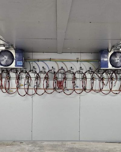 Beer lines installation