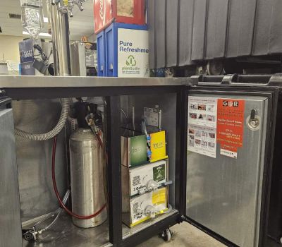 Beer chiller setup