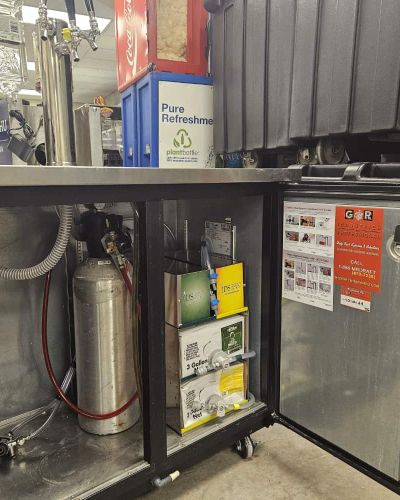 Mobile beer line setup